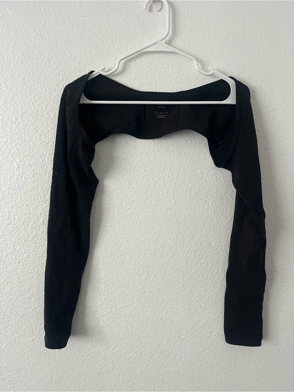Nike x MMW Matthew M. Williams Black Mesh Shrug Bolero Size Medium